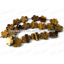 flower Shaped tigereye beads